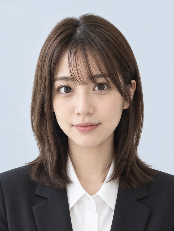 見本の仕上がり(女性)